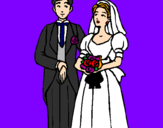 Desenho Marido e esposa III pintado por camila