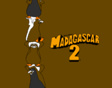 Desenho Madagascar 2 Pingüinos pintado por pere