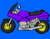 Desenho Motocicleta pintado por jefim