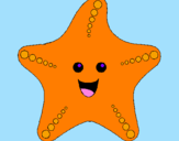 Desenho Estrela do mar pintado por B.