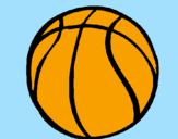 Desenho Bola de basquete pintado por gabriel
