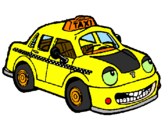 Desenho Herbie Taxista pintado por diovani