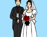 Desenho Marido e esposa III pintado por leticia