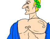 Desenho Julio César pintado por tomas cavaco