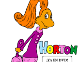 Desenho Horton - Sally O'Maley pintado por clara