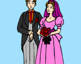 Desenho Marido e esposa III pintado por TETE