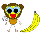Desenho Macaco 2 pintado por rogerio