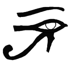 Desenho Olho de hórus pintado por rafael