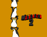 Desenho Madagascar 2 Pingüinos pintado por joNy