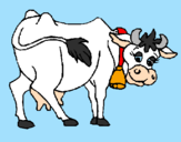 Desenho Vaca pintado por Marcia
