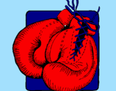Desenho Luvas de boxe pintado por IBARRA