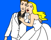Desenho Marido e esposa pintado por Starsky 