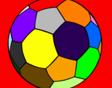 Desenho Bola de futebol II pintado por NR7