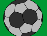 Desenho Bola de futebol II pintado por luís henrique koehler bar