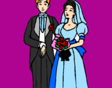 Desenho Marido e esposa III pintado por bia
