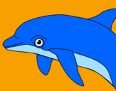 Desenho Golfinho pintado por MaRy 