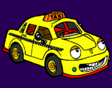 Desenho Herbie Taxista pintado por andre