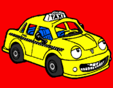 Desenho Herbie Taxista pintado por LUCAS
