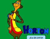 Desenho Horton - Prefeito pintado por patelas
