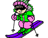 Desenho Menino a esquiar pintado por TIAGO34