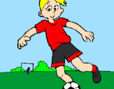 Desenho Jogar futebol pintado por leticia3d