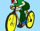 Desenho Ciclismo pintado por jefim
