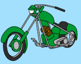 Desenho Moto pintado por thiago