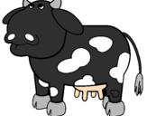 Desenho Vaca pensativa pintado por danny_boy