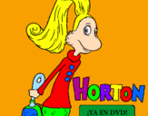 Desenho Horton - Sally O'Maley pintado por tayna