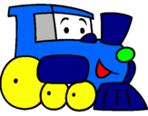 Desenho Comboio pintado por PITY