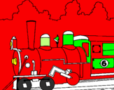 Desenho Locomotiva  pintado por patit6o