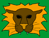 Desenho Leão pintado por  luisa 