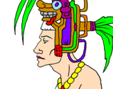 Desenho Chefe da tribo pintado por PABL0