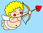 Desenho Cupido  pintado por Fernanda