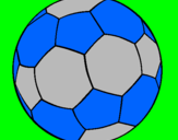 Desenho Bola de futebol II pintado por don