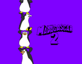 Desenho Madagascar 2 Pingüinos pintado por icaro