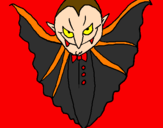 Desenho Vampiro aterrorizador pintado por sebi