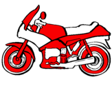 Desenho Motocicleta pintado por Bruno
