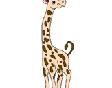 Desenho Girafa pintado por JOAO   VICTOR
