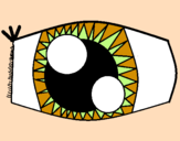 Desenho Olho pintado por zxrtd
