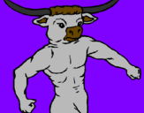Desenho Cabeça de búfalo pintado por gasparotto