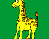 Desenho Girafa pintado por rute