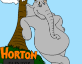 Desenho Horton pintado por felipe