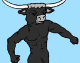 Desenho Cabeça de búfalo pintado por bernardo