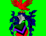 Desenho Escudo de armas e águia pintado por bryan