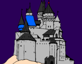 Desenho Castelo medieval pintado por ernany