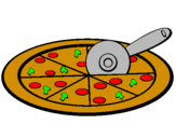 Desenho Pizza pintado por LUIZFELIPE