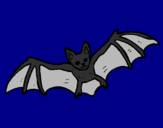Desenho Morcego a voar pintado por -Paty-
