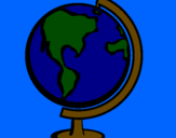 Desenho Bola do mundo II pintado por joão