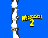 Desenho Madagascar 2 Pingüinos pintado por luka